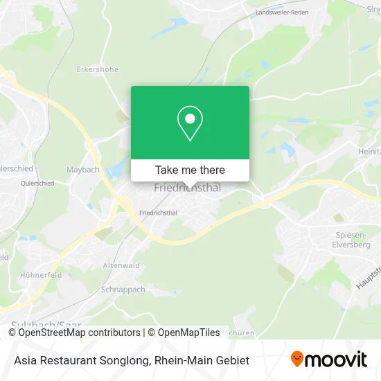 Asia Restaurant Songlong map