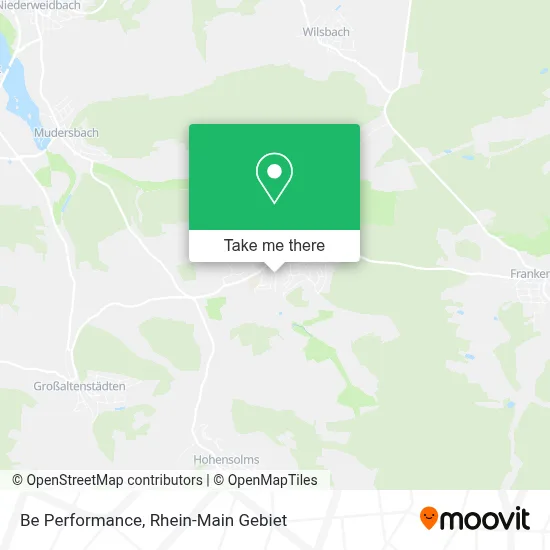 Be Performance map