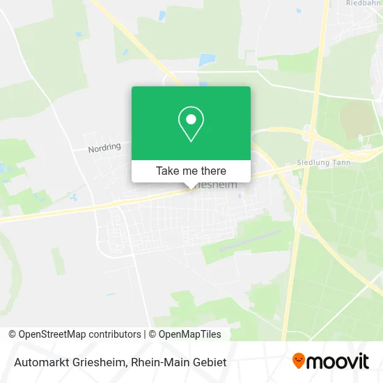 Automarkt Griesheim map