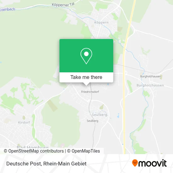Deutsche Post map
