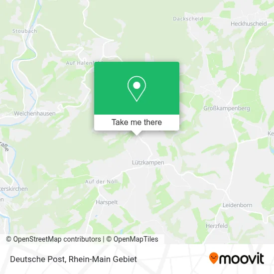 Deutsche Post map