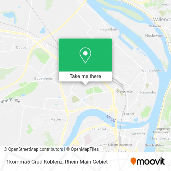 1komma5 Grad Koblenz map