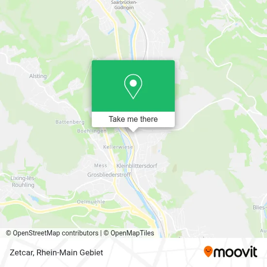 Zetcar map