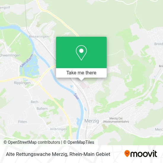 Alte Rettungswache Merzig map