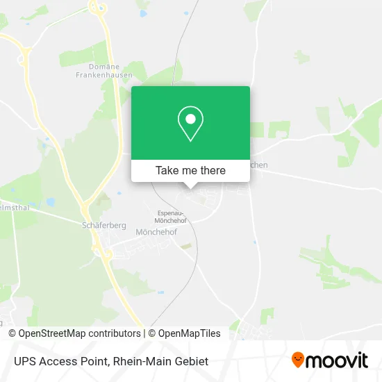 Ups Access Point map