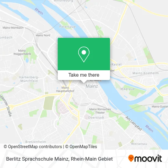 Berlitz Sprachschule Mainz map