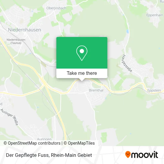 Der Gepflegte Fuss map