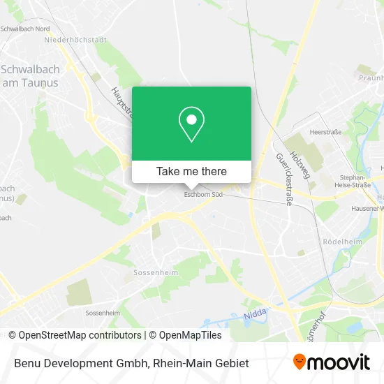 Benu Development Gmbh map