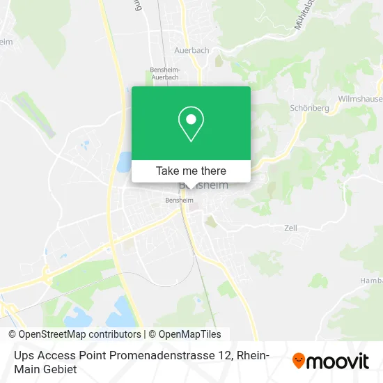 Ups Access Point Promenadenstrasse 12 map