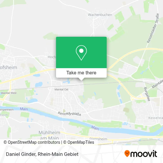 Daniel Ginder map