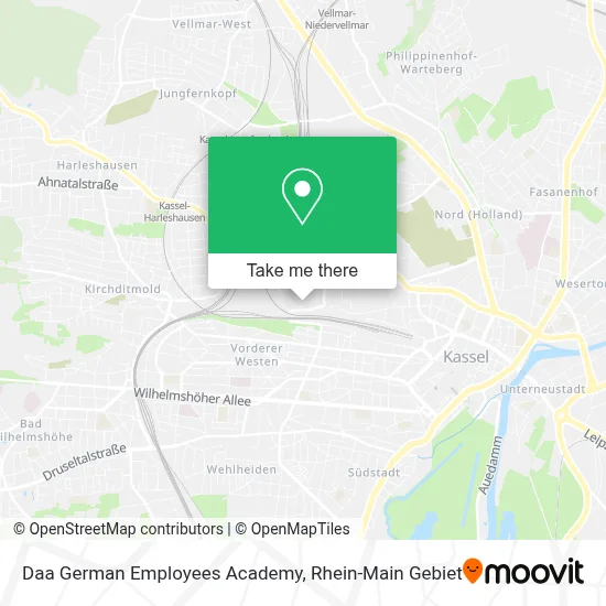 Daa German Employees Academy map