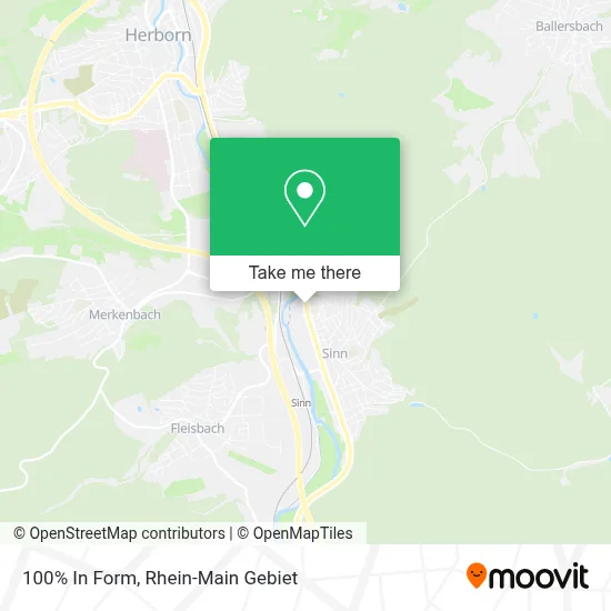 100% In Form map