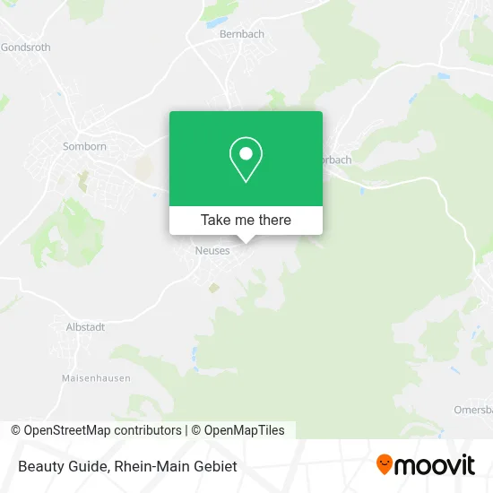 Beauty Guide map