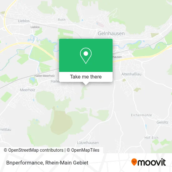Bnperformance map