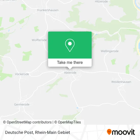 Deutsche Post map