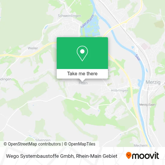 Wego Systembaustoffe Gmbh map