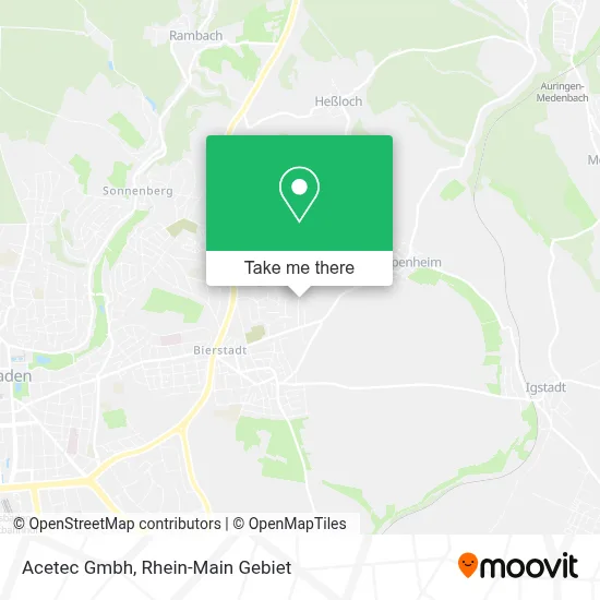 Acetec Gmbh map