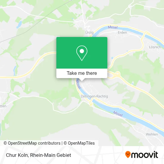 Chur Koln map