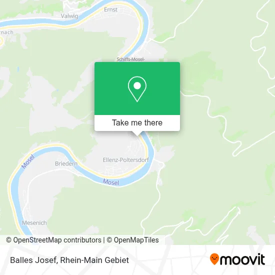 Balles Josef map