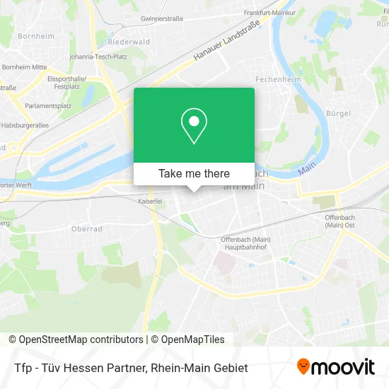 Tfp - Tüv Hessen Partner map