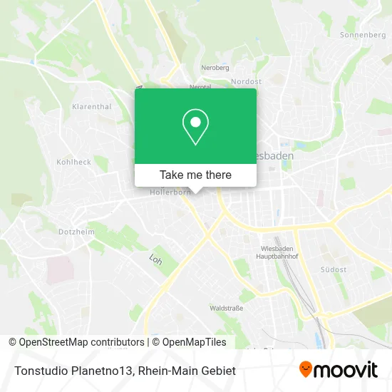 Tonstudio Planetno13 map