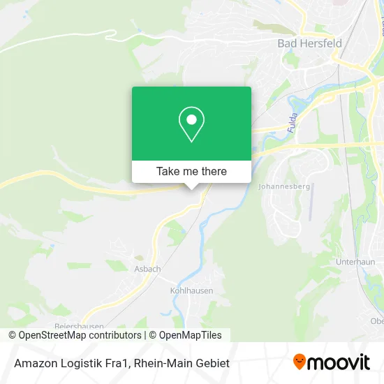 Amazon Logistik Fra1 map