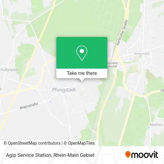 Agip Service Station map