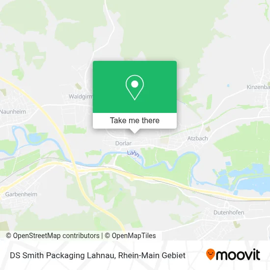 DS Smith Packaging Lahnau map