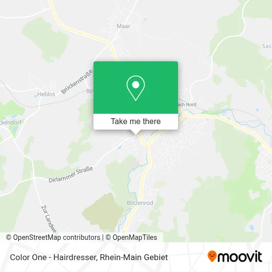 Color One - Hairdresser map