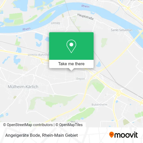Angelgeräte Bode map