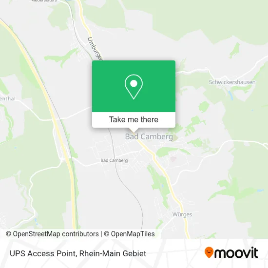 Ups Access Point map