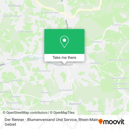 Der Renner - Blumenversand Und Service map