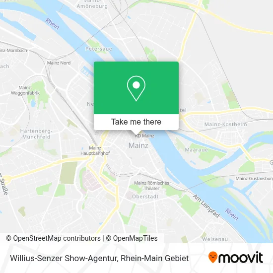 Willius-Senzer Show-Agentur map