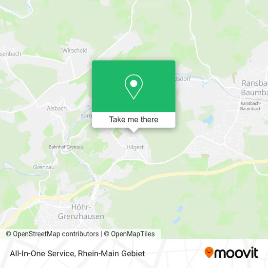 All-In-One Service map