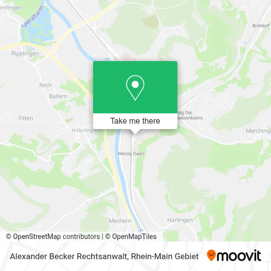 Alexander Becker Rechtsanwalt map