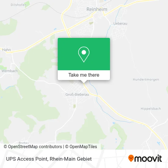 Ups Access Point map