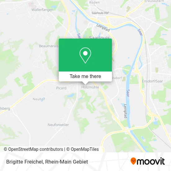Brigitte Freichel map