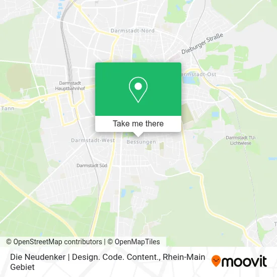 Die Neudenker | Design. Code. Content. map