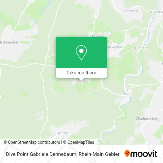Dive Point Gabriele Dennebaum map