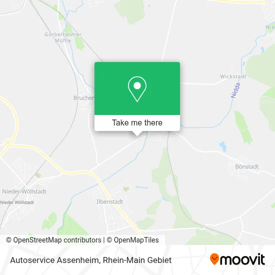 Autoservice Assenheim map