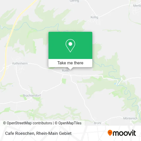 Cafe Roeschen map