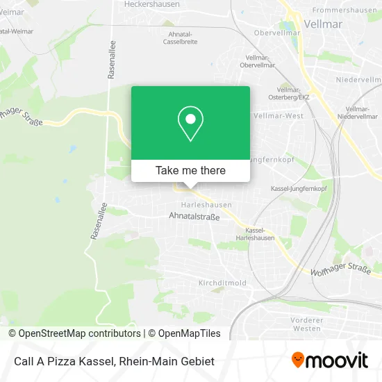 Call A Pizza Kassel map