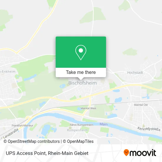 Ups Access Point map