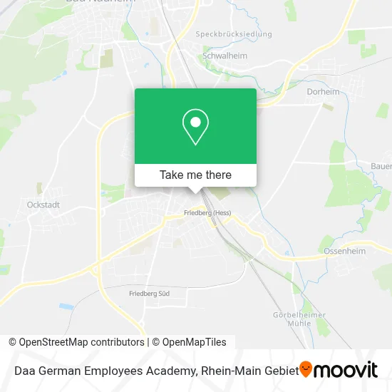 Daa German Employees Academy map