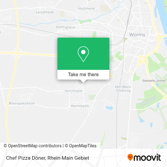 Chef Pizza Döner map