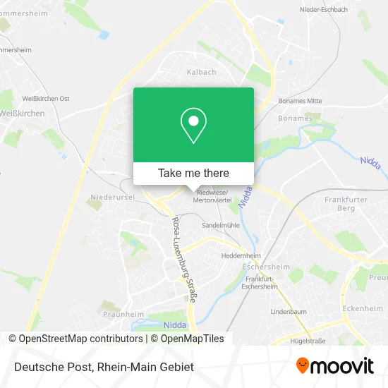 Deutsche Post map