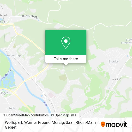 Wolfspark Werner Freund Merzig / Saar map