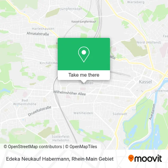 Edeka Neukauf Habermann map