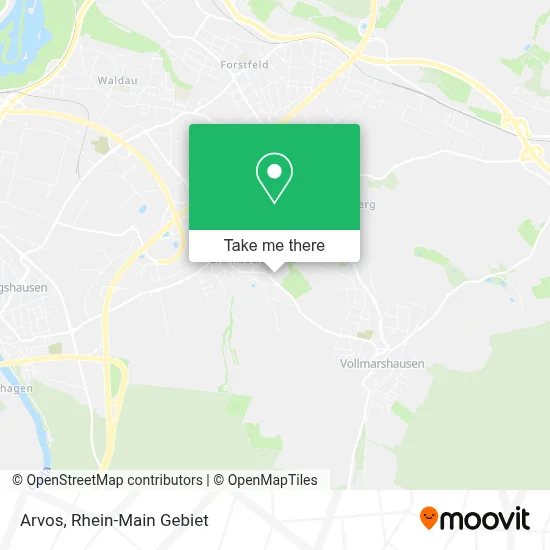 Arvos map