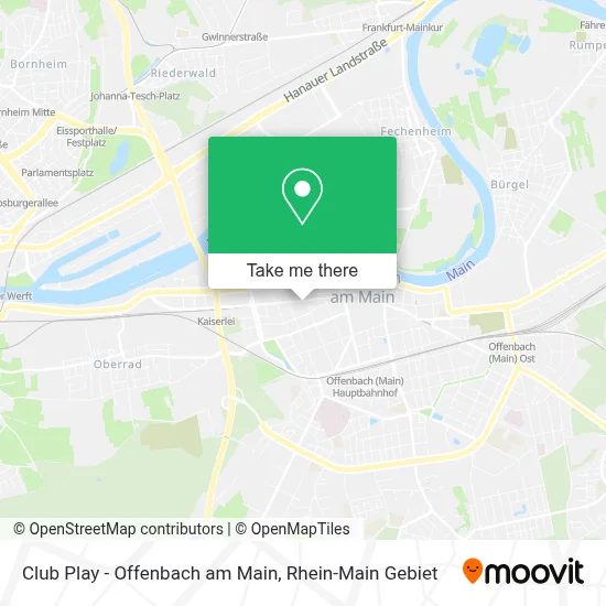 Club Play - Offenbach am Main map